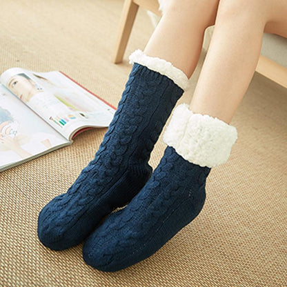 Unisex Slipper Socks with Non-Slip Soles – Warm and Cozy