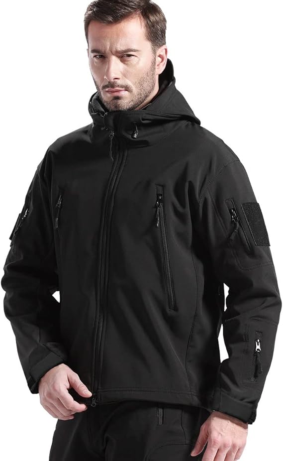 Unisex Waterproof and Windproof Fleece-Lined Outdoor Set