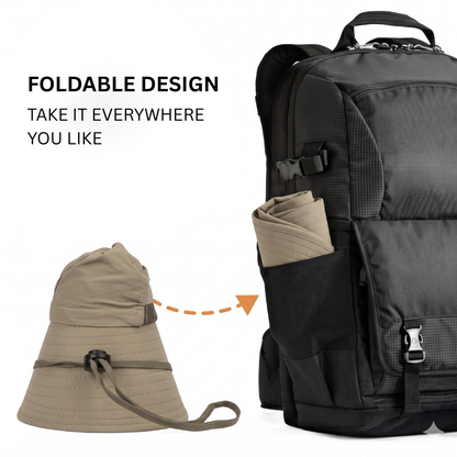 UPF 50 Sun Protection Hat with Neck Flap