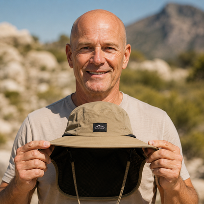 UPF 50 Sun Protection Hat with Neck Flap