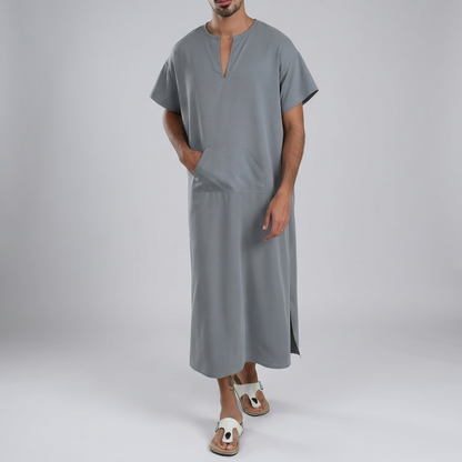 V-Neck Djellaba