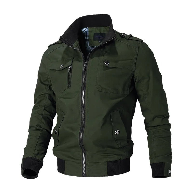Henry | Men's Military Bomber Jacket - Image 3