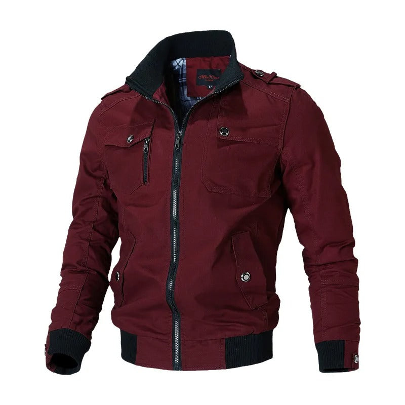 Henry | Men's Military Bomber Jacket - Image 4