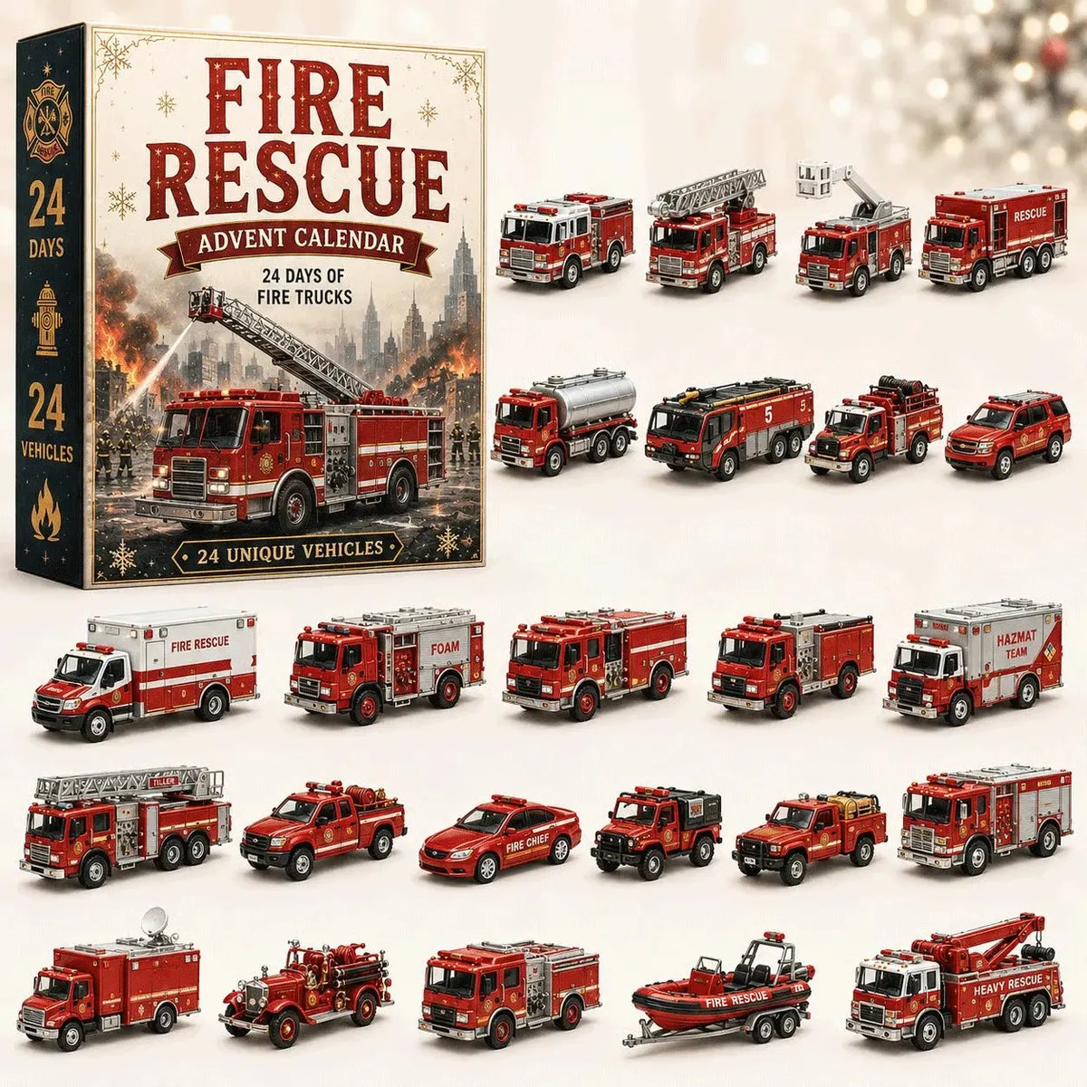 Vehicles Advent Calendar – 24 Days with Buildable Vehicles