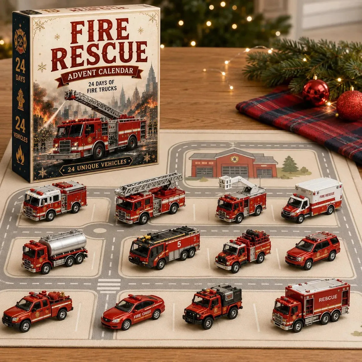 Vehicles Advent Calendar – 24 Days with Buildable Vehicles
