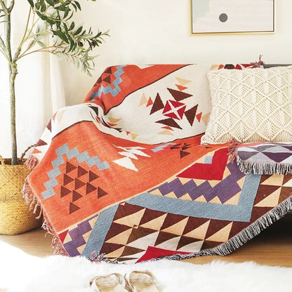 Vintage Pumpkin Sofa Throw Blanket
