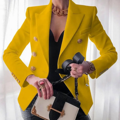 Vintage Women's Double-Breasted Blazer