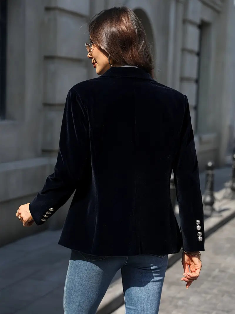 Viola | Women's Fitted Long-Sleeved Blazer Jacket