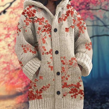 Warm Button-Up Hoodie