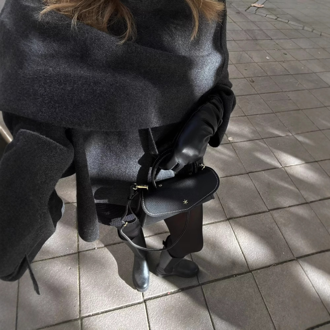 Warm Chic Asymmetrical Poncho
