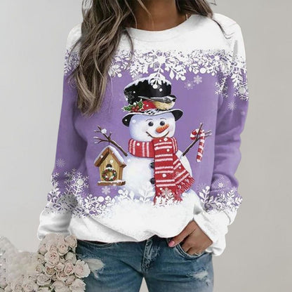 Warm Christmas Sweater for Women – Soft Winter Sweater with Christmas Motif