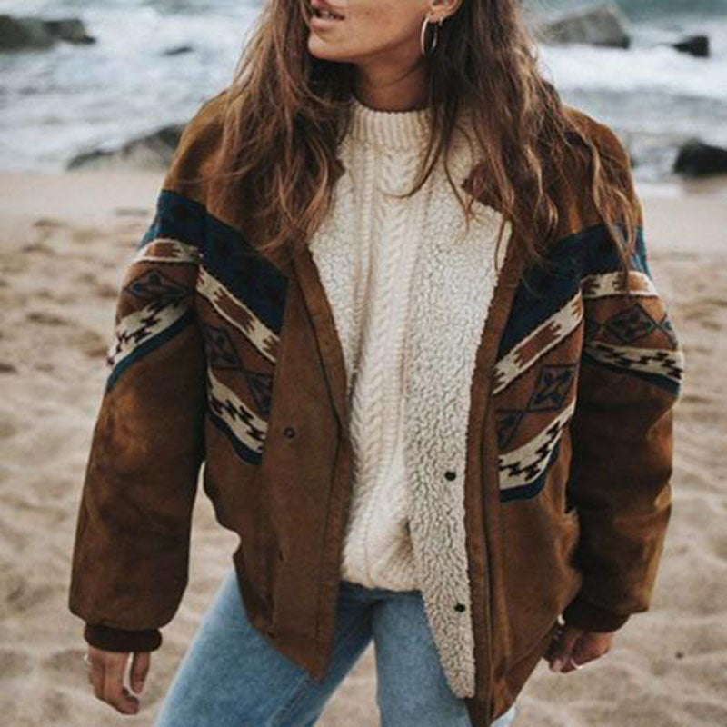 Warm Retro Plush Winter Coat