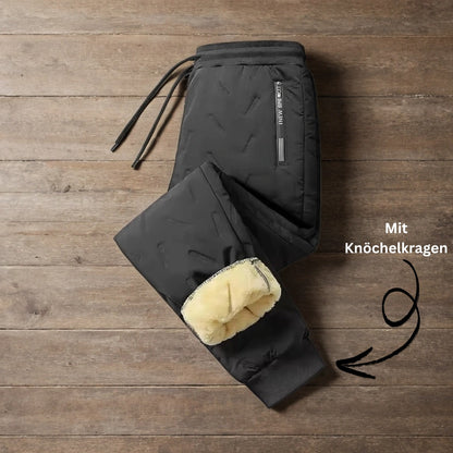 Waterproof Fleece-Lined Winter Pants for Men and Women