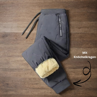 Waterproof Fleece-Lined Winter Pants for Men and Women