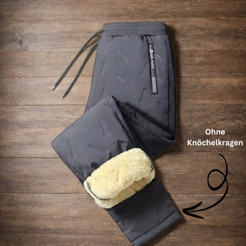Waterproof Fleece-Lined Winter Pants for Men and Women