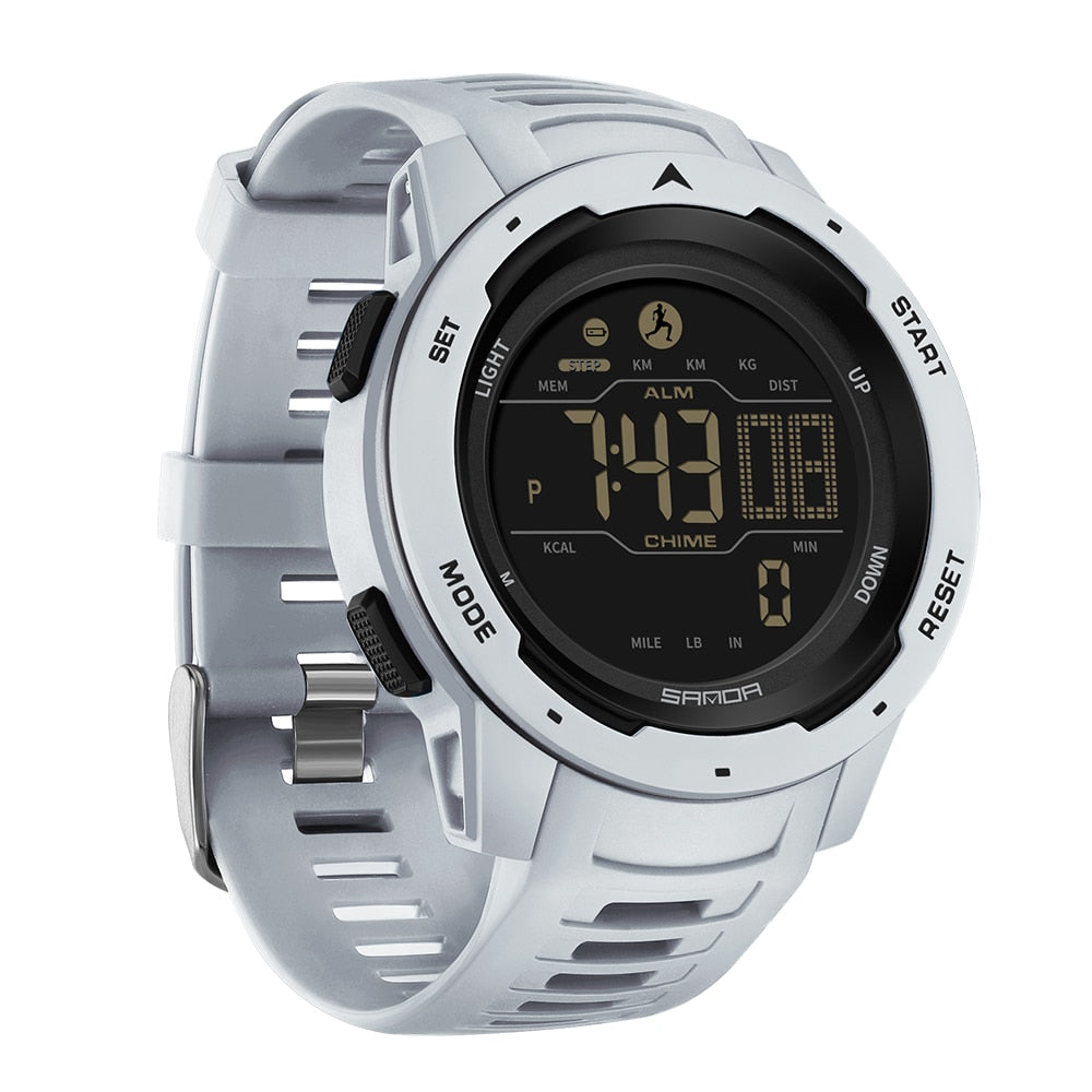 Waterproof Military Digital Pedometer Watch