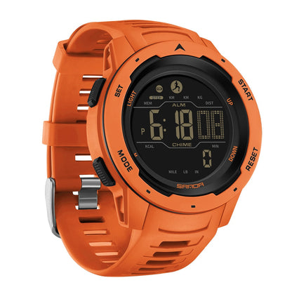 Waterproof Military Digital Pedometer Watch