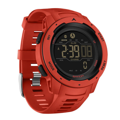 Waterproof Military Digital Pedometer Watch