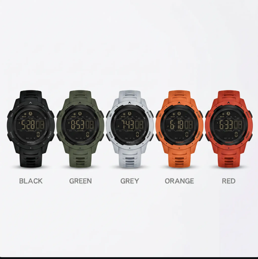 Waterproof Military Digital Pedometer Watch