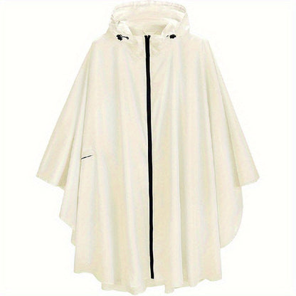 Waterproof Raincoat with Zipper and Pocket for Daily Use and Adventures