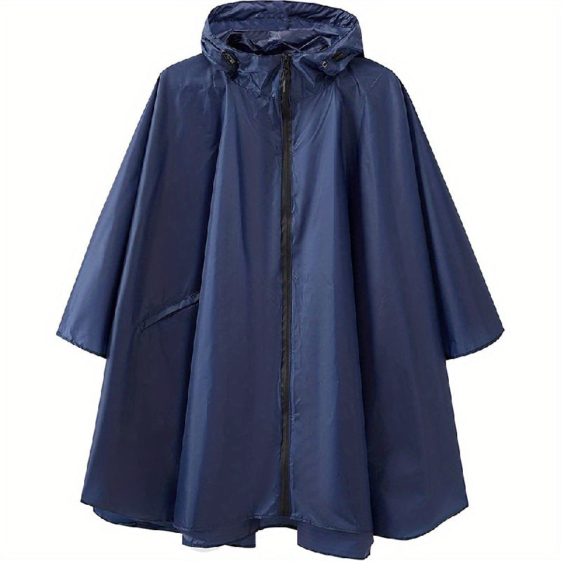 Waterproof Raincoat with Zipper and Pocket for Daily Use and Adventures