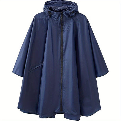 Waterproof Raincoat with Zipper and Pocket for Daily Use and Adventures