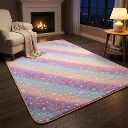 Whimsical Pattern Area Rug for Kids and Home Decor