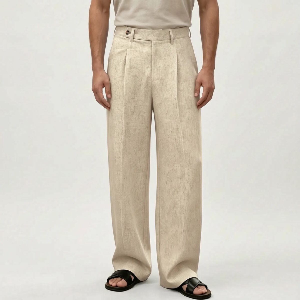 Wide-Leg Summer Trousers