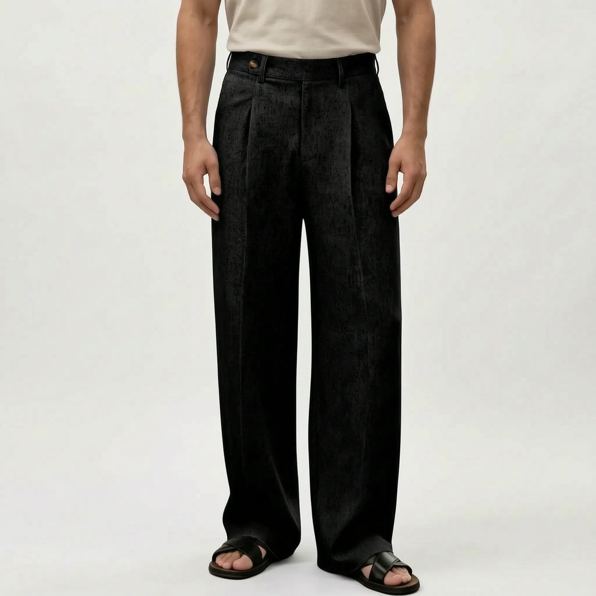 Wide-Leg Summer Trousers