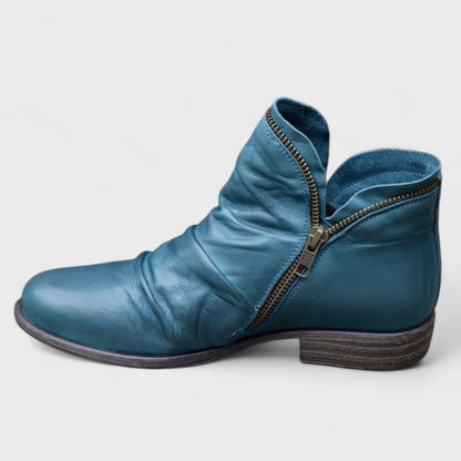 Women's Ankle Boots with Side Zipper