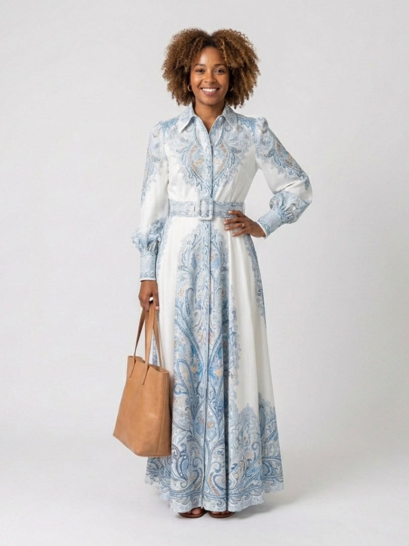 Women's Button-Down Maxi Dress