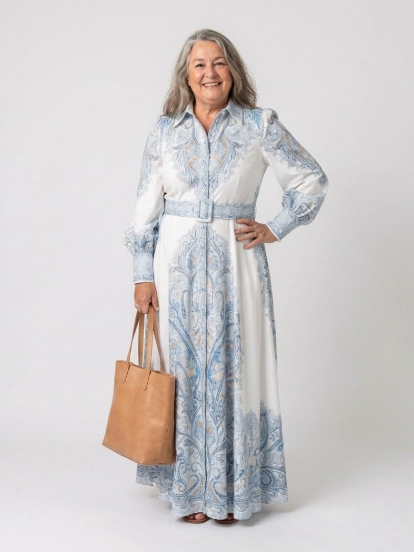 Women's Button-Down Maxi Dress