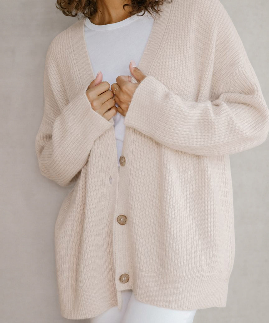 Women's Cardigan - Elegant and Soft Knit Sweater
