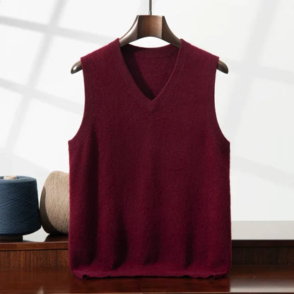 Women's Cashmere Sweater Vest - Soft Knit