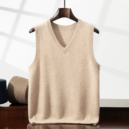Women's Cashmere Sweater Vest - Soft Knit