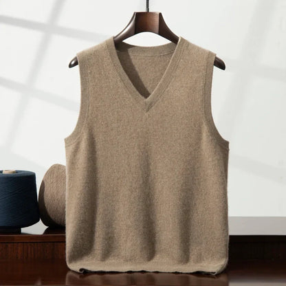 Women's Cashmere Sweater Vest - Soft Knit