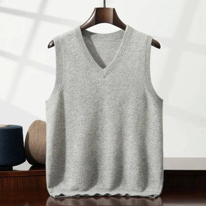 Women's Cashmere Sweater Vest - Soft Knit