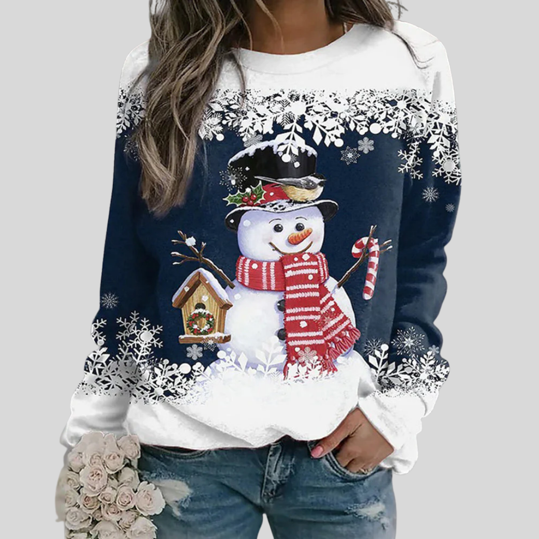 Women's Christmas Snowman Sweatshirt