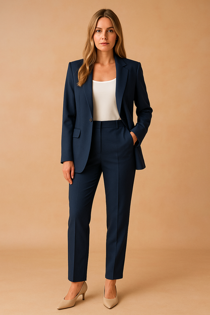 Women's Classic Blazer and Pants Set