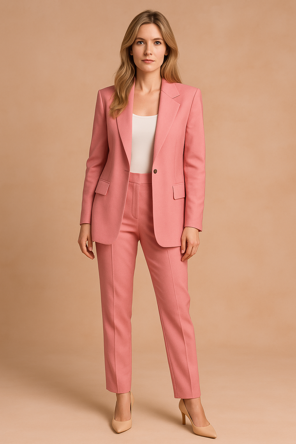 Women's Classic Blazer and Pants Set