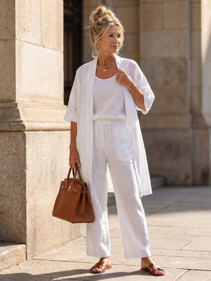 Women's Cropped Loungewear Set