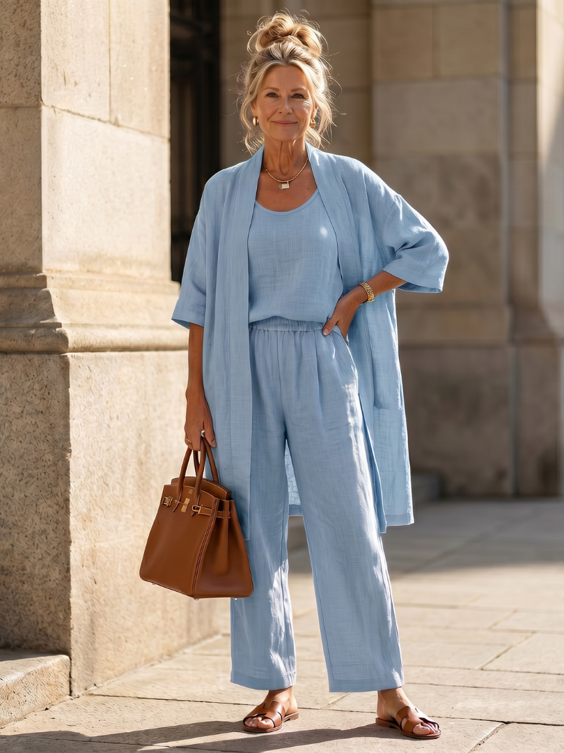 Women's Cropped Loungewear Set