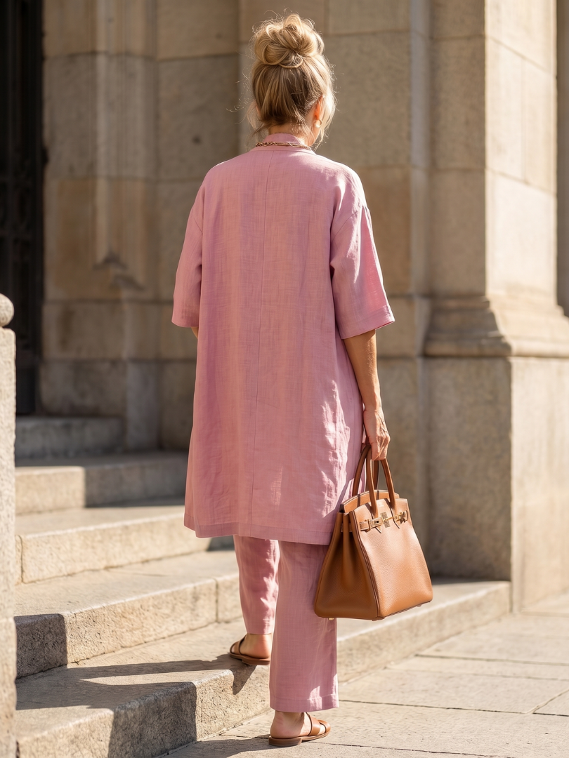 Women's Cropped Loungewear Set