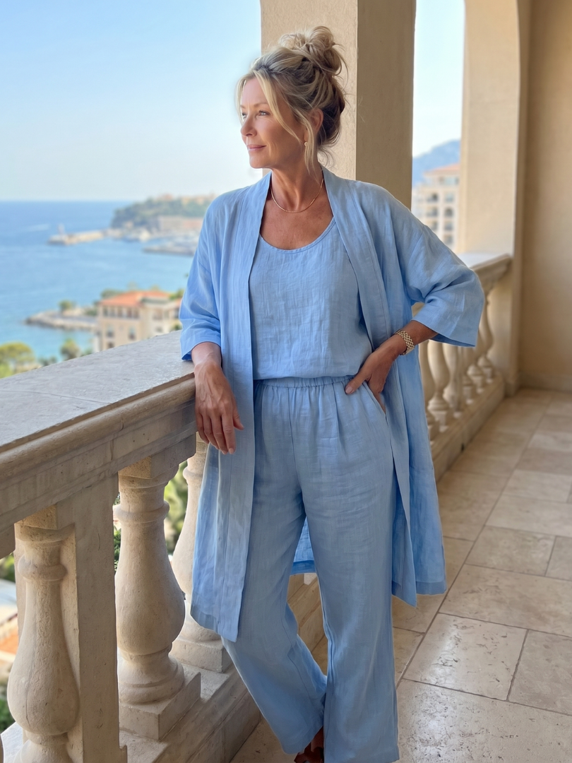 Women's Cropped Loungewear Set