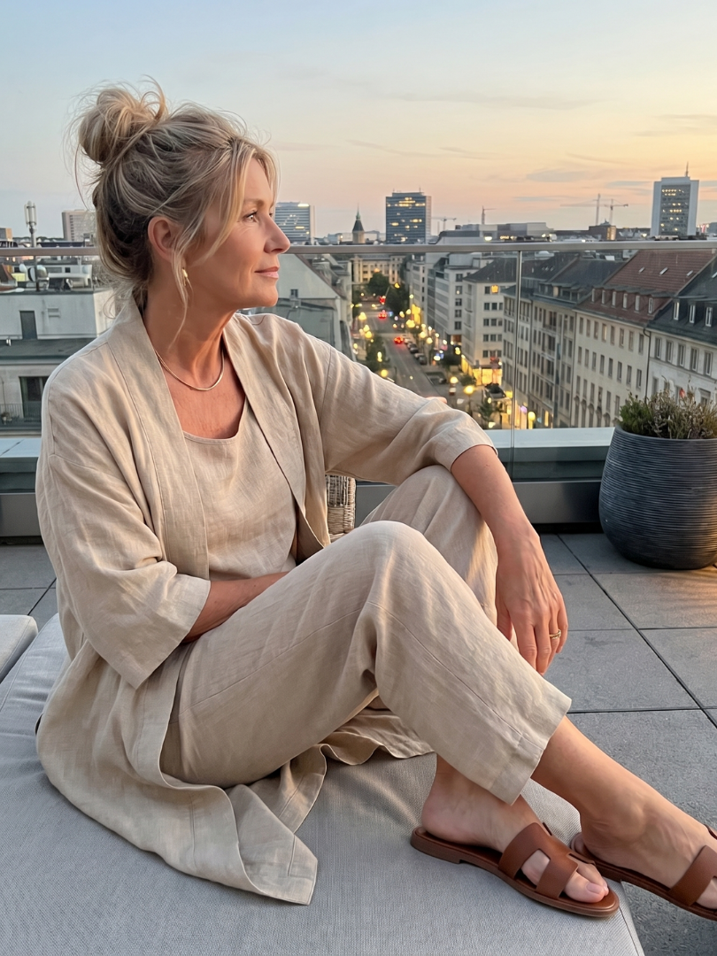 Women's Cropped Loungewear Set