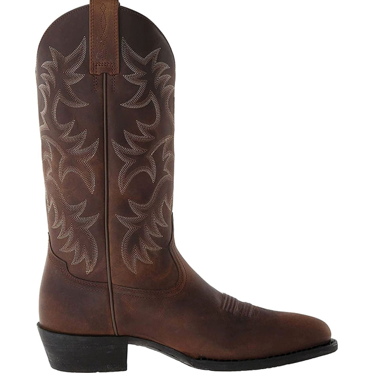 Women's Embroidered Western Cowboy Mid-Calf Boots