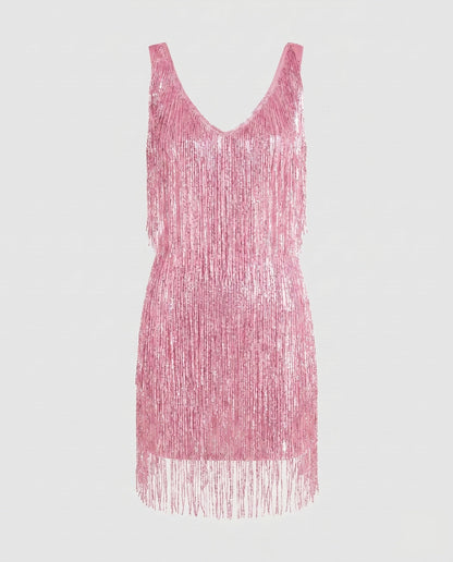 Women's Fringe Mini Dress