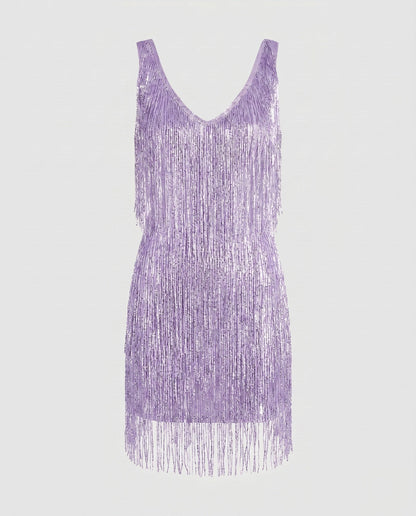 Women's Fringe Mini Dress