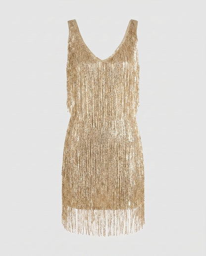 Women's Fringe Mini Dress