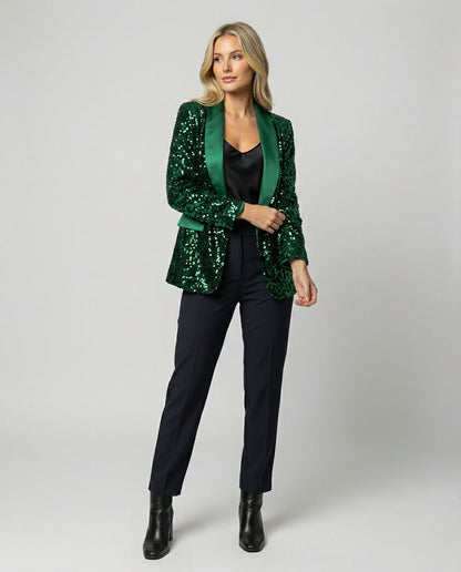 Women's Glitter Blazer